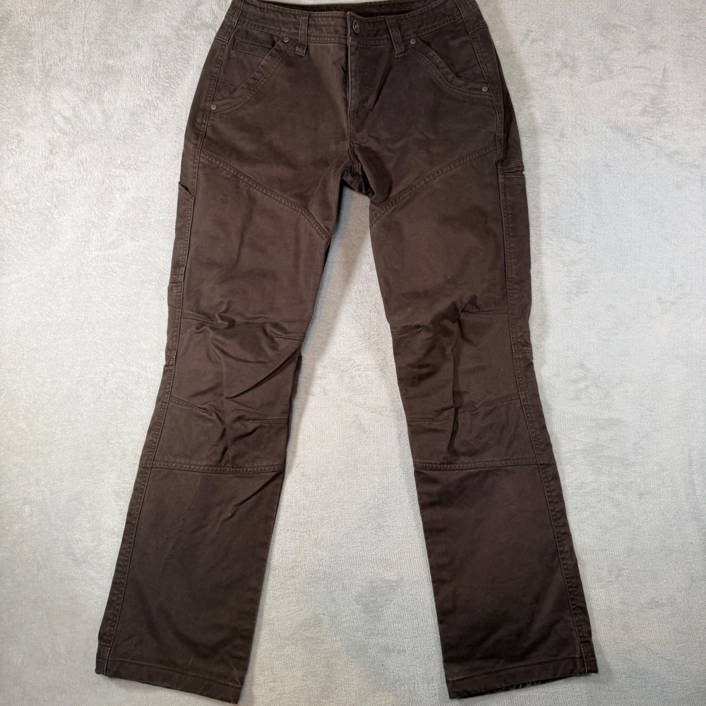 Kuhl Danzr Pants Womens 6 Reg Brown Hiking Outdoor Utility Style 6351 Espresso